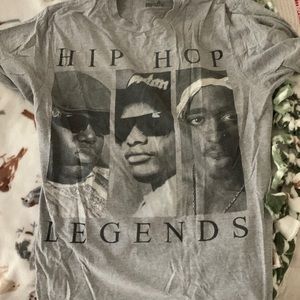 Grey Hip-Hop T-Shirt